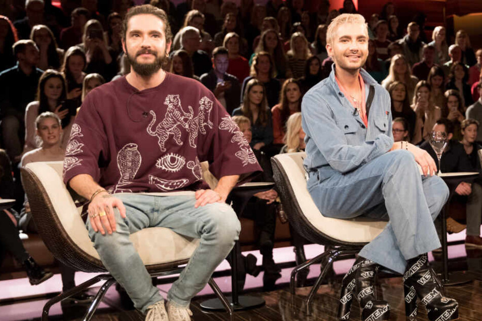 Tom (links) und Bill Kaulitz waren zu Gast in der Talkshow "Markus Lanz".