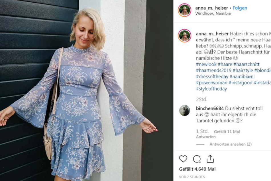 Fast schon ein Kurzhaarschnitt: Anna (29) mit neuen Look.