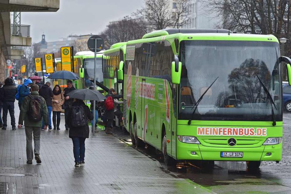 An- und Abfahrten im Akkord: Über 400 Fernbusse kreuzen jeden Tag durch Dresden,
die meisten halten an der Bayrischen Straße.