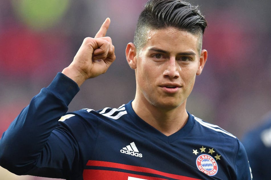 James Rodríguez ist mit seiner Rolle beim FC Bayern nicht zufrieden. (Archivbild)