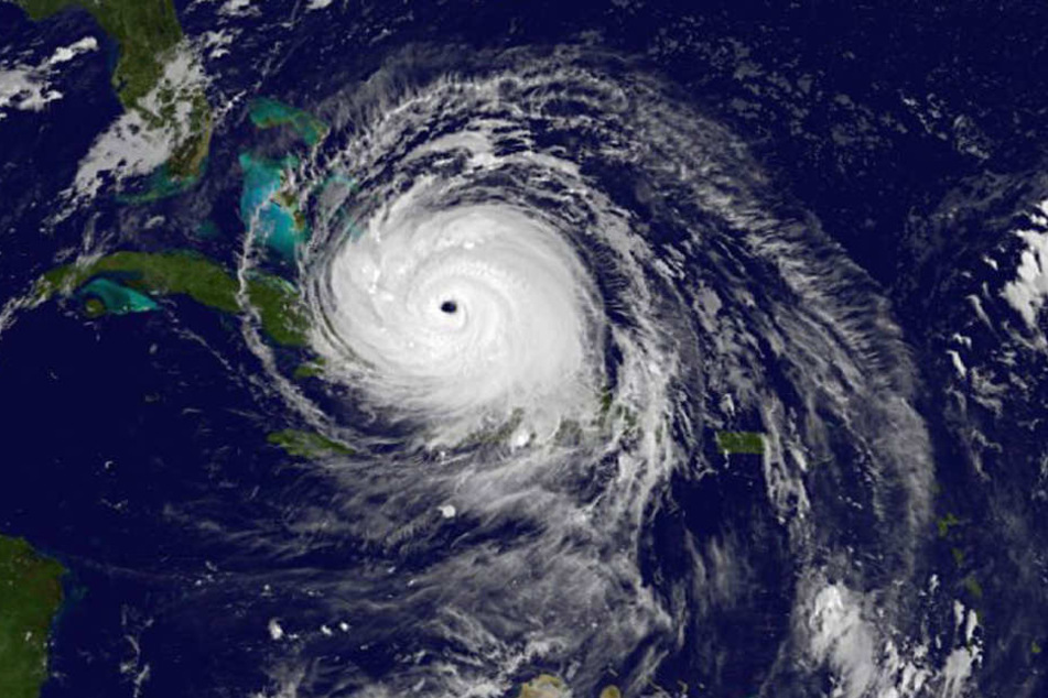 Ein Satellitenbild zeigt Hurrikan "Irma" über den Bahamas. In der Karibik richtete der Sturm schreckliche Zerstörung an.