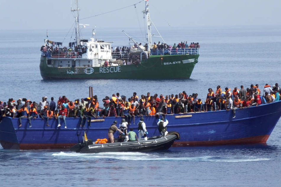 Am Mittwoch wurden allein 1100 Migranten gerettet.
