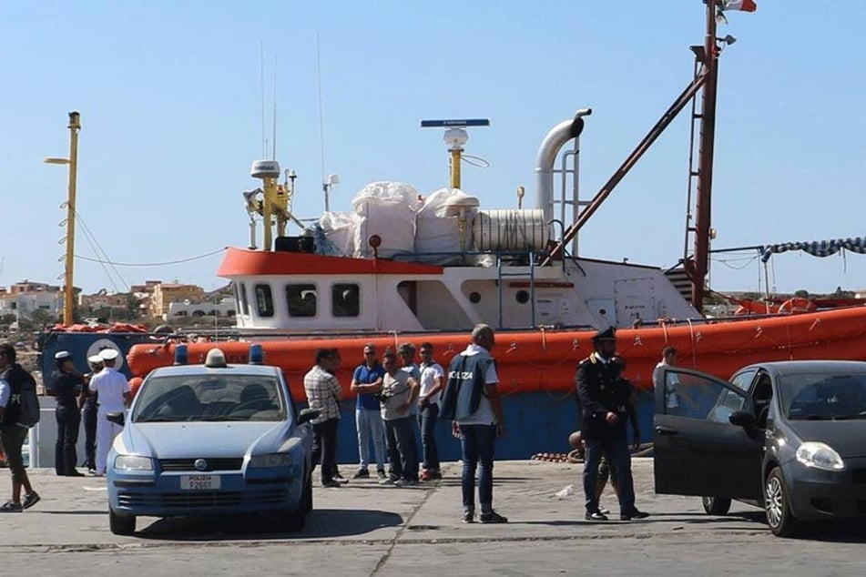 Der Hafen von Lampedusa: Hier kommen immer noch tausende Flüchtlinge an.