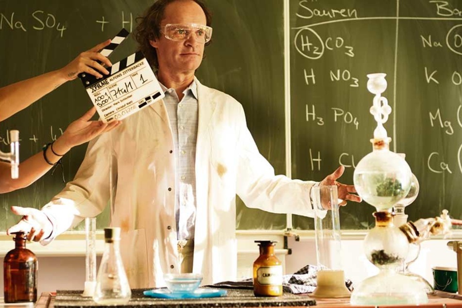 Olaf Schubert (50) bei den Dreharbeiten zu "Alfons Zitterbacke"