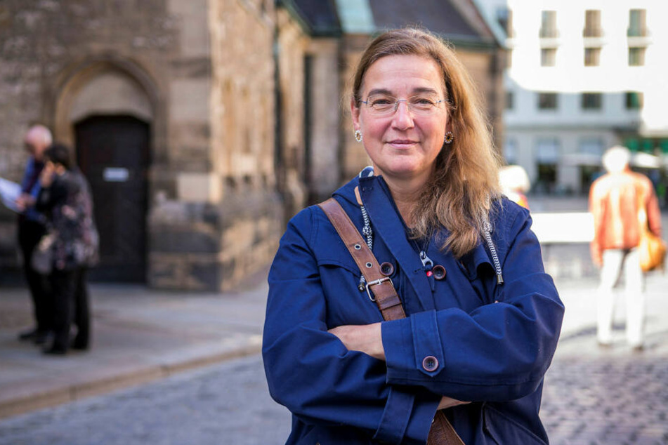 Die mutige Transparentmalerin: Katrin Hattenhauer arbeitet heute als Künstlerin in Berlin und England.