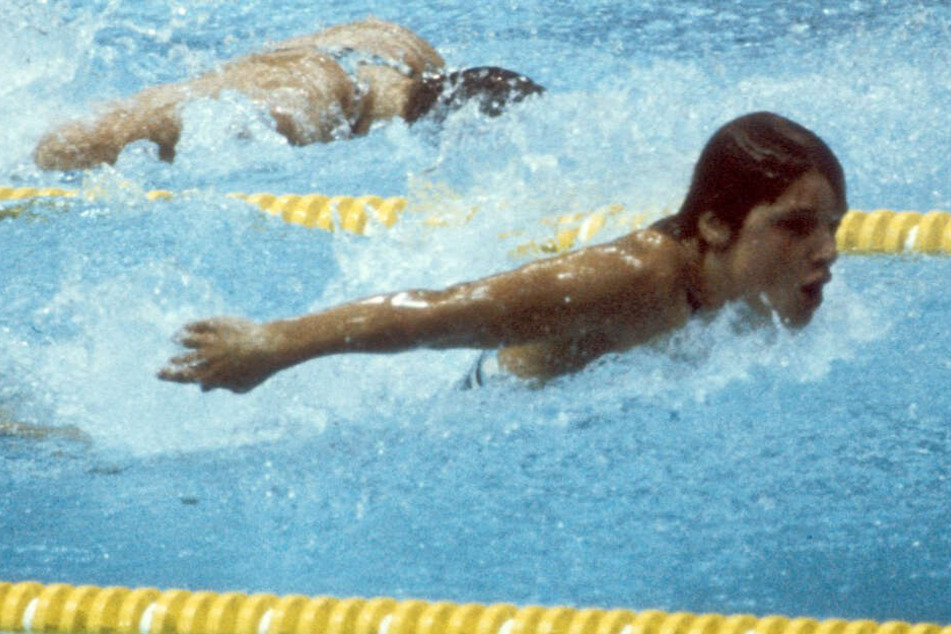 Andrea Pollack gewann drei Mal die olympische Goldmedaille. (1976)