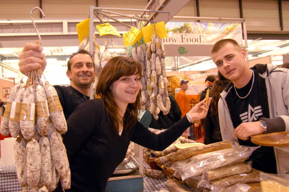 Salami aus Sizilien - nur eine von vielen Spezialitäten bei der Dresdner Kulinaria.