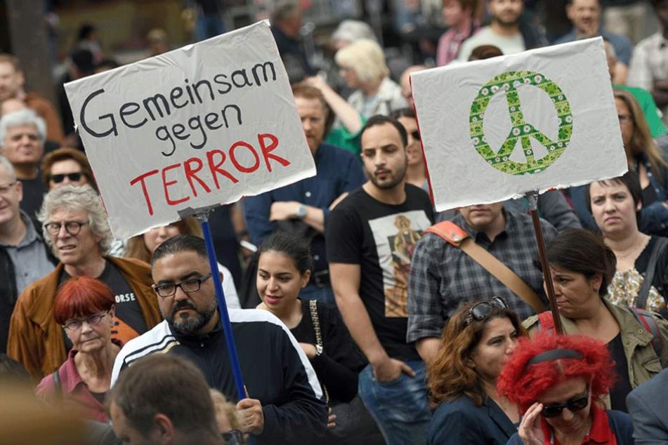 Muslime wollen mit de Demo ein Zeichen setzen.