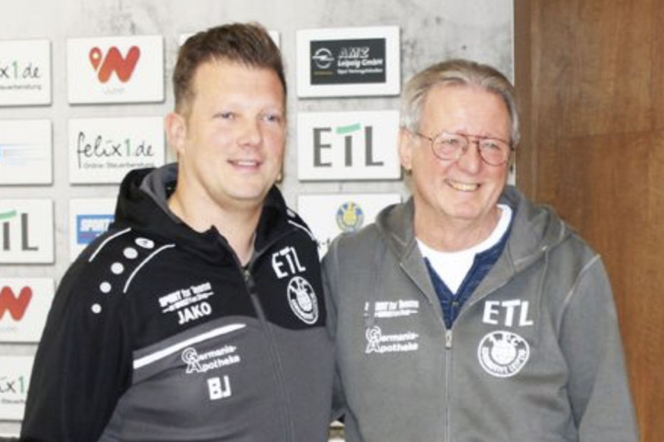 Björn Joppe (40, l.) und Rainer Lisiewicz (69, r.) fungieren nun als Team-Chef beziehungsweise Chef-Trainer.