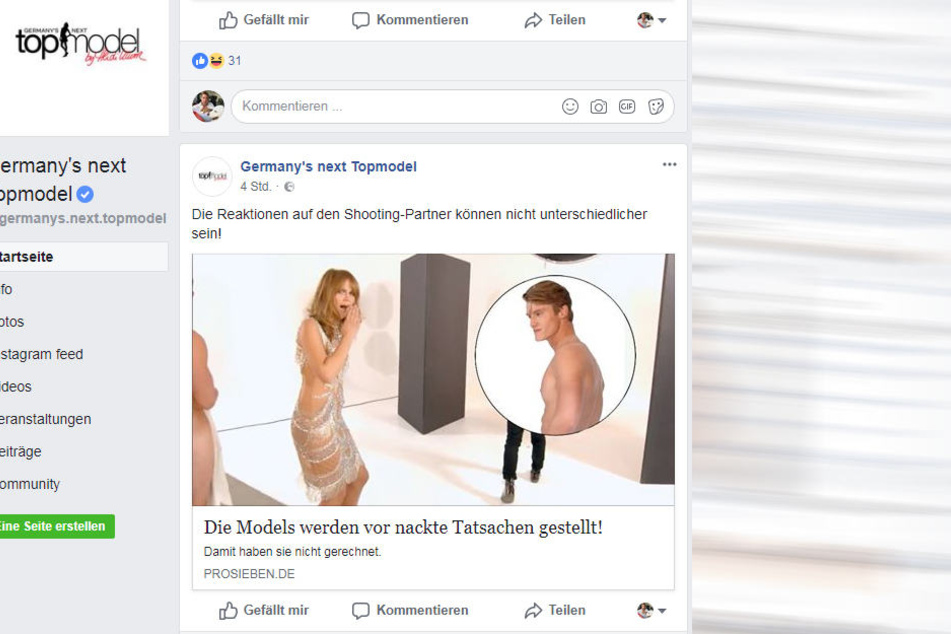 Es wird heiß - Die GNTM-Fans sind bei Facebook fleißig am Kommentieren.