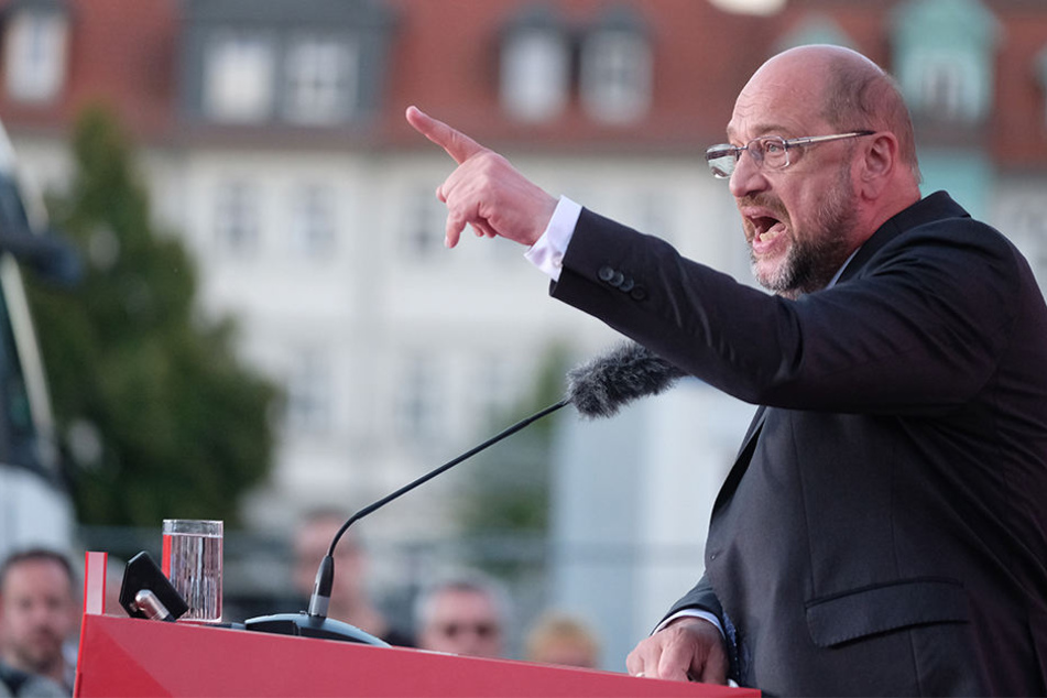 Martin Schulz (61) wird auch in Unna noch eine Wahlkampfrede halten.