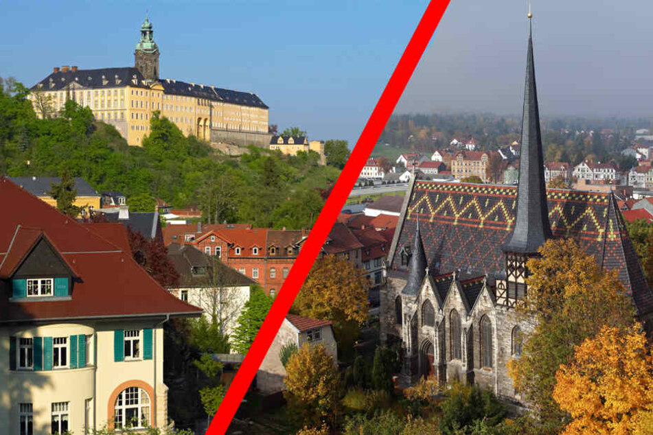 Zu den Bewerbern zählt das Städtedreieck Saalfeld/Rudolstadt/Bad Blankenburg (F.l.: Heidecksburg Rudolstadt) und Mühlhausen.