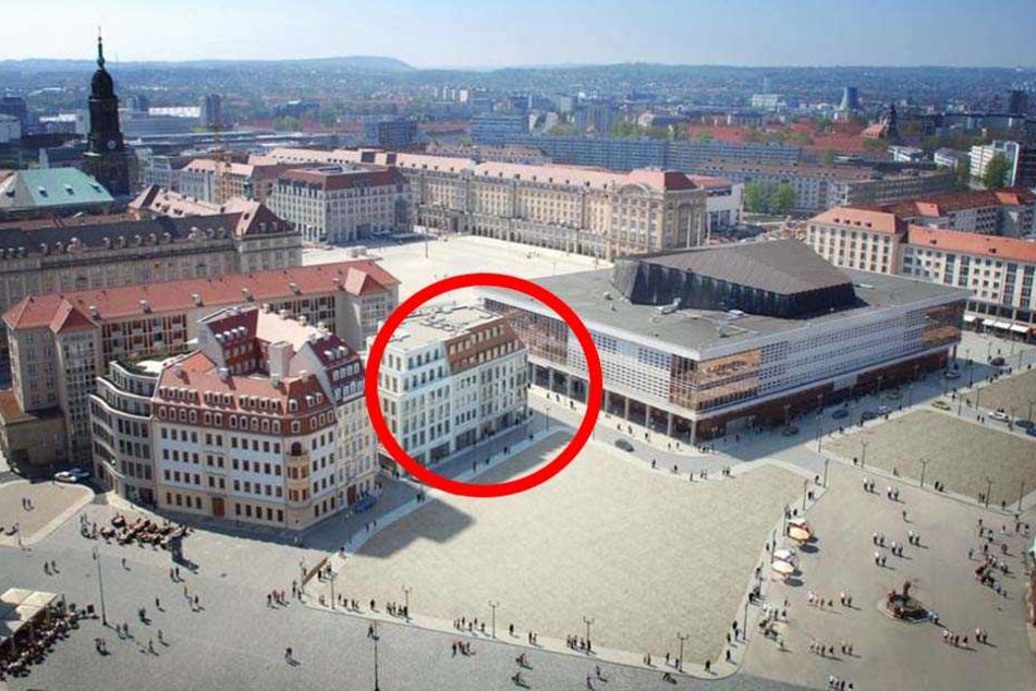 So soll das künftige „Moritzhaus“ (im Kreis) einmal aussehen.