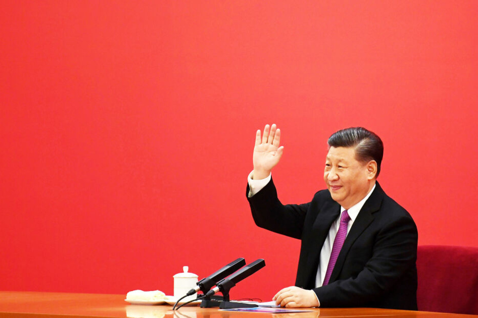 Xi Jingping, Präsident von China, bei einer Videokonferenz im Dezember 2019 (Archivbild).
