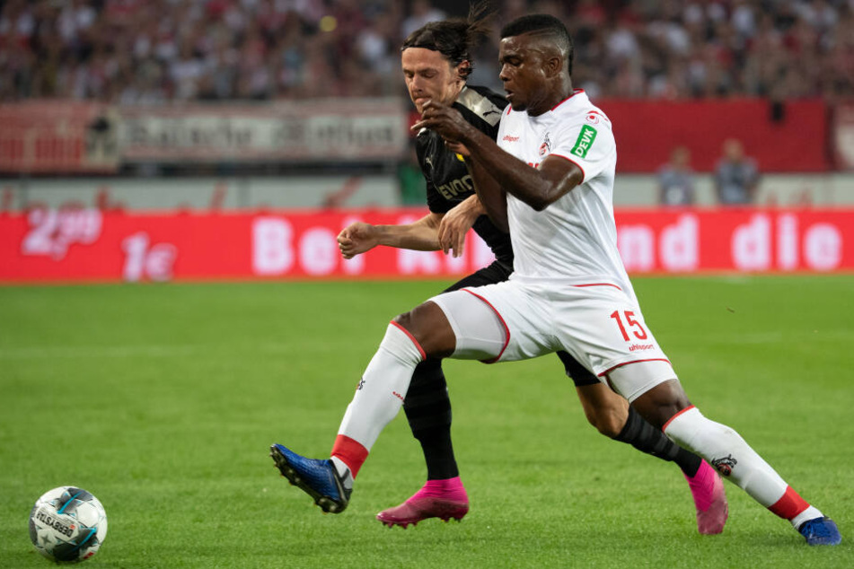 Jhon Cordoba vom 1. FC Köln ist für das Derby gegen Borussia Mönchengladbach wieder fit.