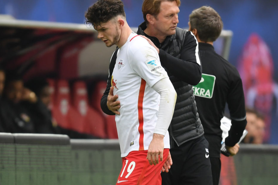 Hängender Kopf bei der Auswechslung: Ein gewohntes Bild für Oliver Burke bei RB Leipzig. Dies hat nun ein Ende.