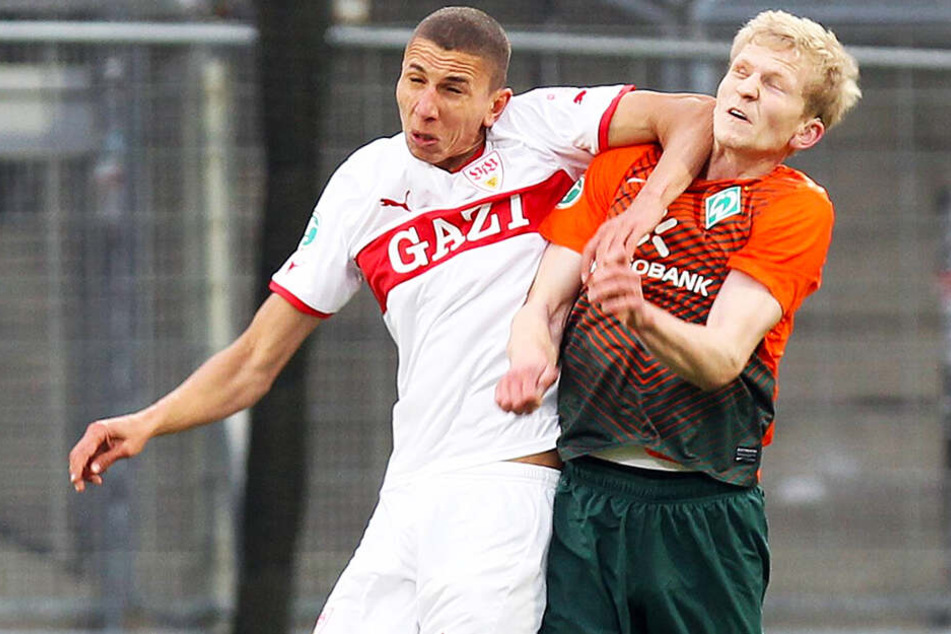 Schon eine Weile her: Clemens Schoppenhauer (r.) 2012 im Trikot von Werder Bremen.