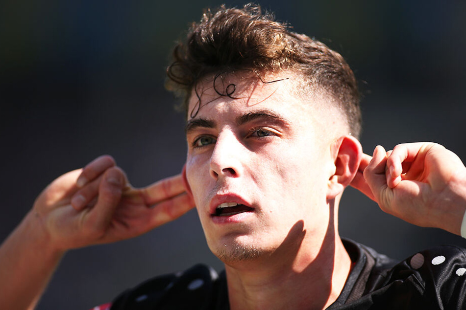 Kai Havertz qualifizierte sich mit Bayer 04 Leverkusen für die Champions League.