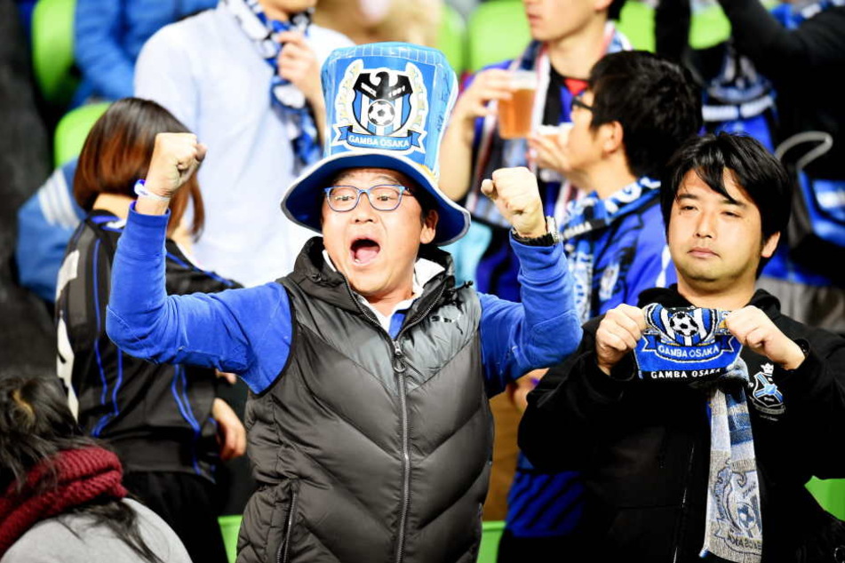 Gamba Osaka-Fans beim Champions League-Spiel gegen Melbourne Victory im Mai 2016.