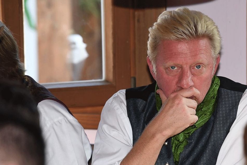 Boris Becker zwei Tage vor seiner Operation.