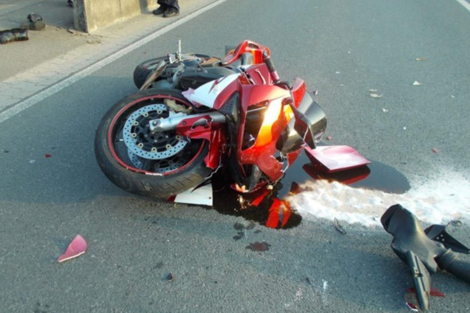 Das Bike des 25-Jährigen war nicht mehr fahrbereit.