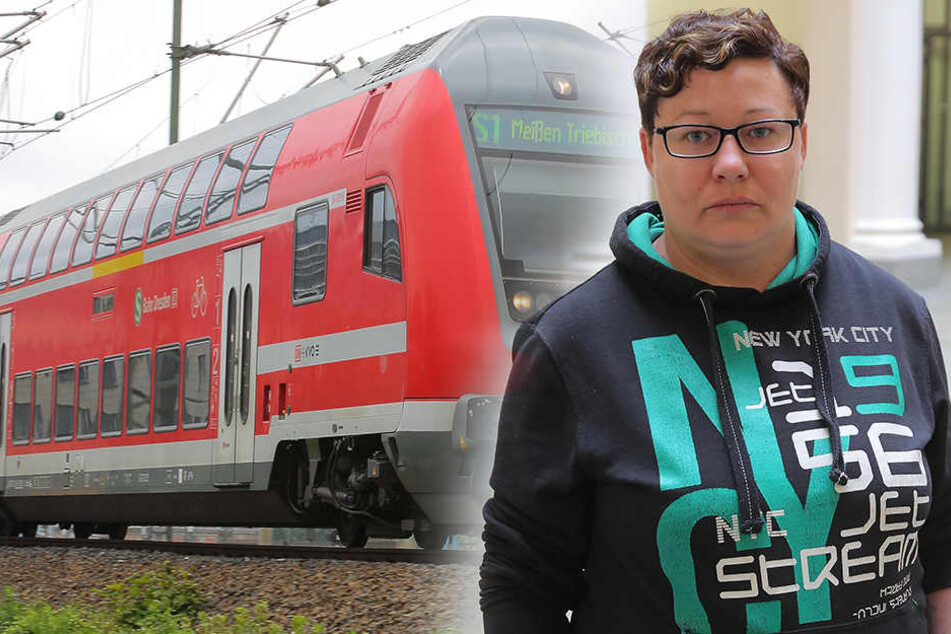 In der S1 eskalierte der Streit. Mandy L. (36) hat zum Glück keine bleibenden Schäden vom Schuss ins Gesicht zurückbehalten.