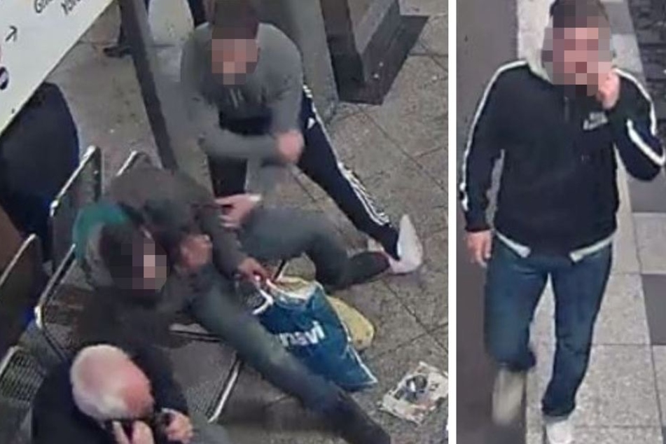Die Jugendlichen schlugen und traten den Mann mit voller Wucht ins Gesicht.