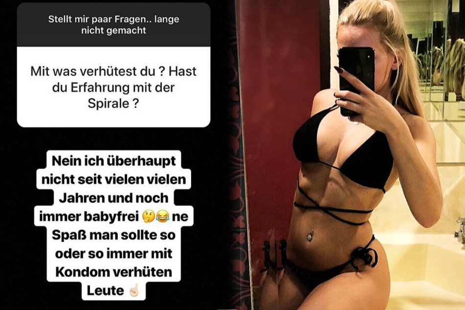 Screenshots aus dem Instagram-Profil von Sabrina: Die 28-Jährige nimmt fast nie ein Blatt vor den Mund.