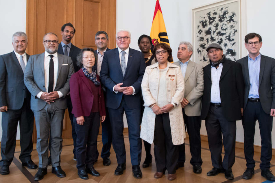 Die Migrantenorganisationen stehen auch im Kontakt mit Bundespräsident Frank-Walter Steinmeier (62), wie hier am 8. Oktober in Berlin. (Archivbild)