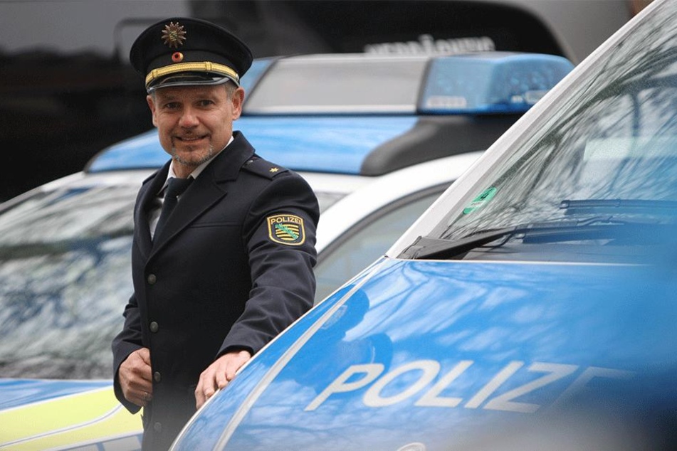 Polizeirat Candy Sommer (40) freut sich auf seine neue Aufgabe als Revierleiter in Pirna.
