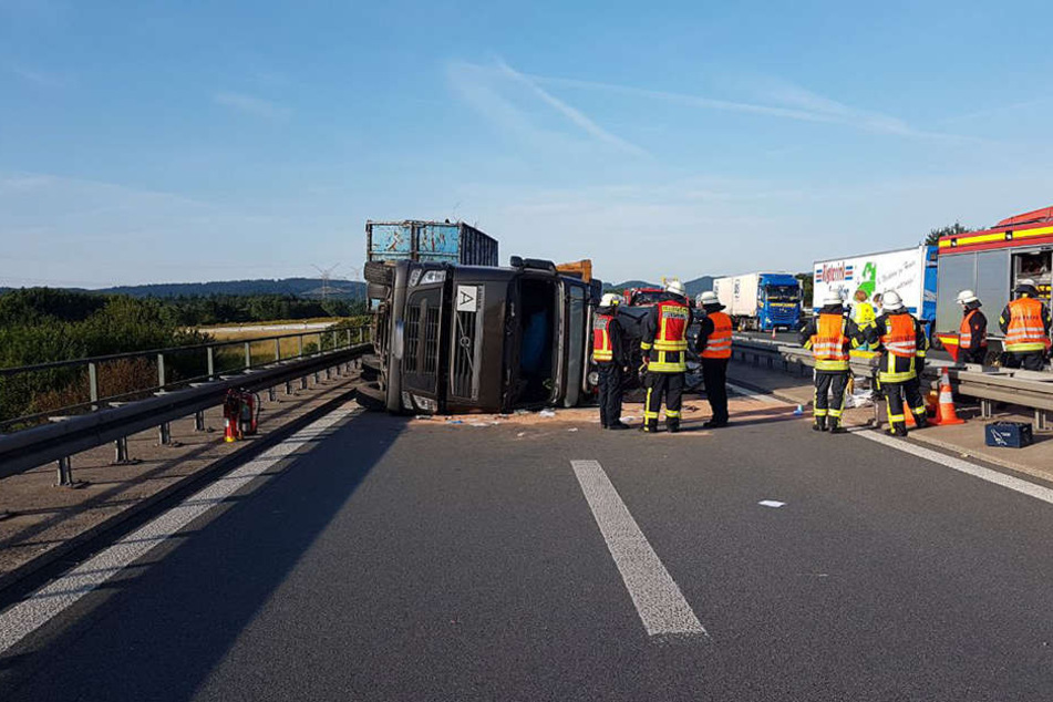 Zwischen der Anschlussstelle Bielefeld-Süd und dem Kreuz Bielefeld geschah das Unglück.