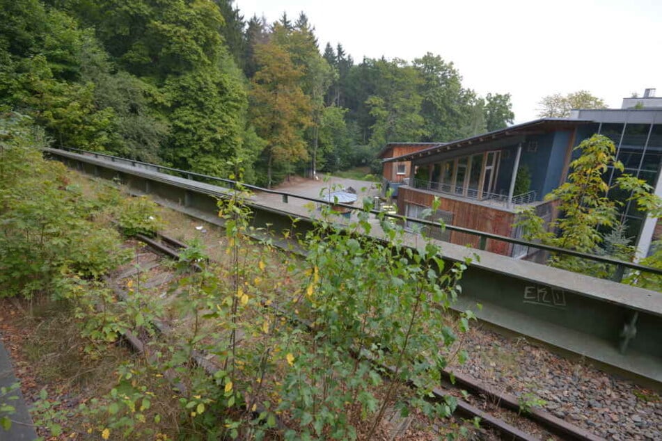 Auf der alten Bahnlinie Küchwald-Reichenbrand (hier am Forsthaus Grüna) soll ein neuer Radweg entstehen.
