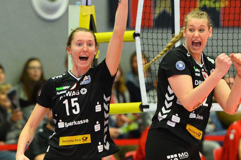 Kadie Rolfzen (links) war Top-Scorerin der Schmetterlinge.
