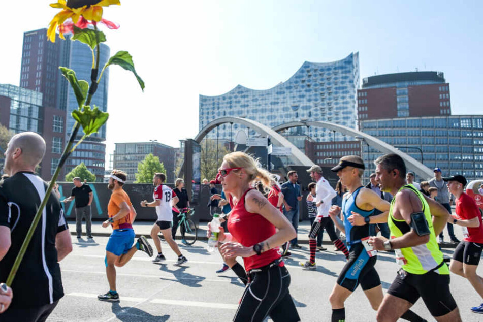 Die Veranstalter sind nicht unbedingt glücklich über den 33. Hamburger Marathon.