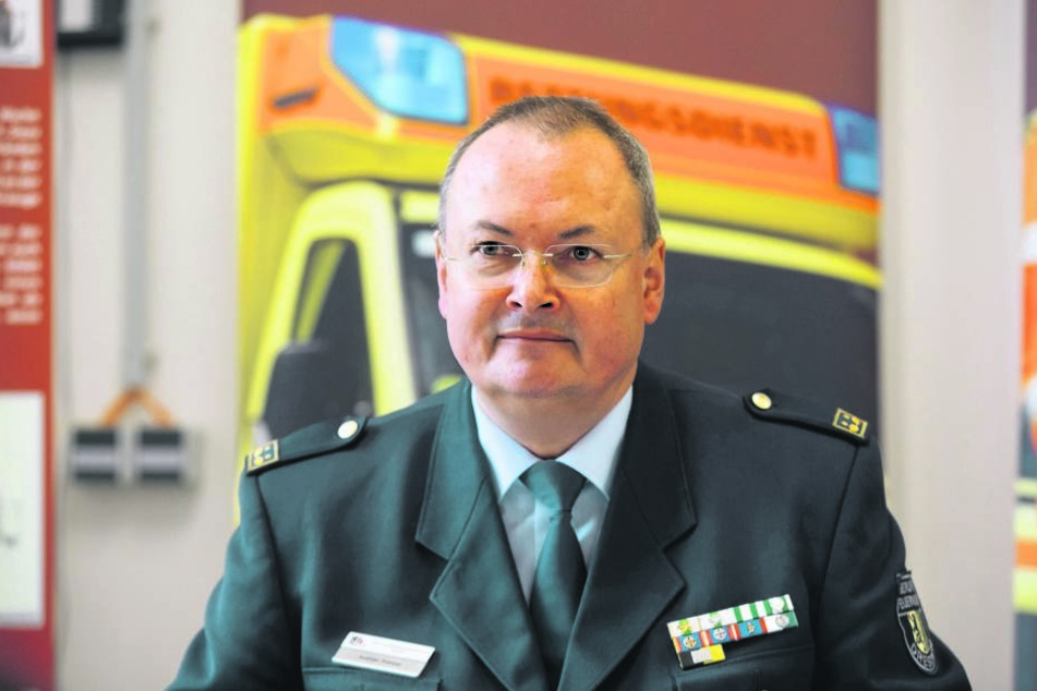 Feuerwehrchef Andreas Rümpel (59) setzt auf die Nachwuchsausbildung.
