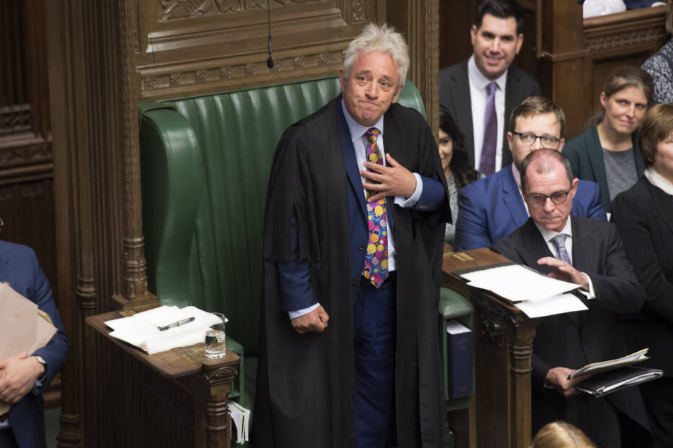 Der scheidende Parlamentspräsident John Bercow.