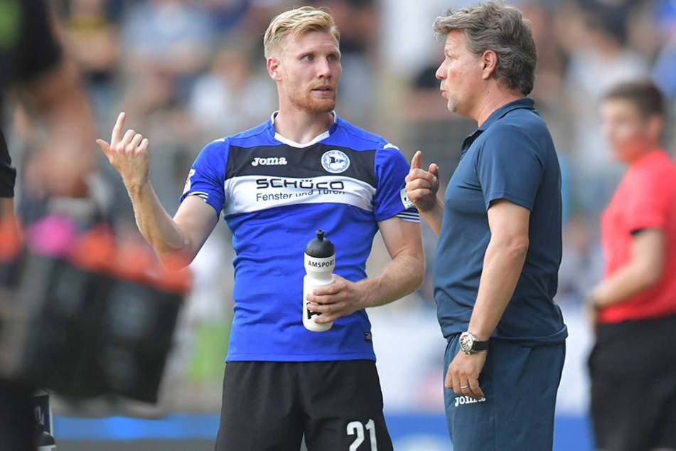 Andreas Voglsammer wird gegen Jahn Regensburg von Trainer Jeff Saibene gesetzt sein.