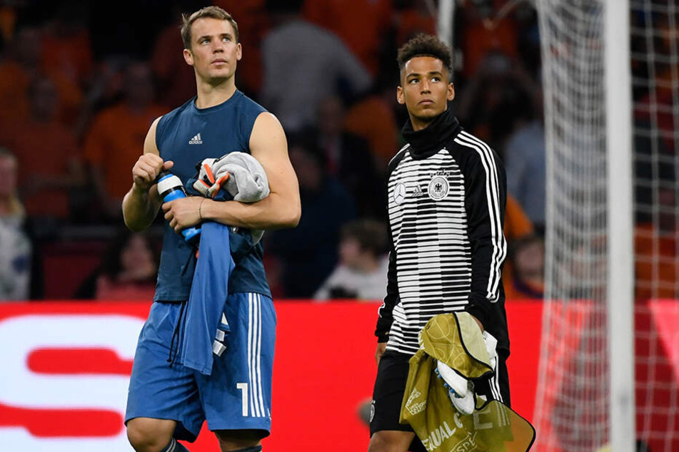 Zwei ehemalige Schalker unter sich: National-Keeper Manuel Neuer und Verteidiger Thilo Kehrer.