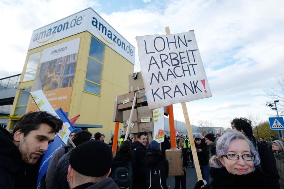 Streik bei Amazon in Bad Hersfeld am