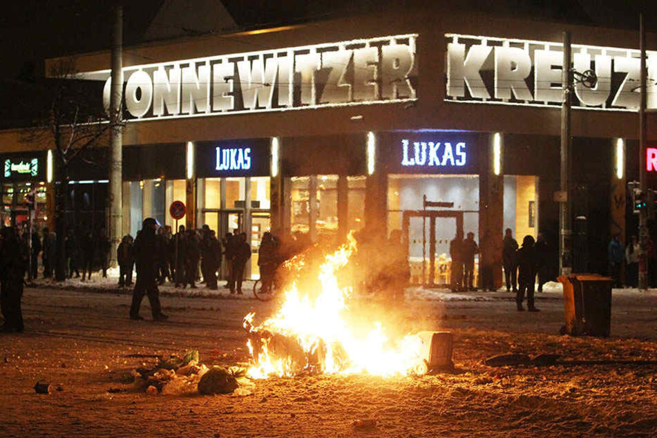 Immer wieder ist es in der Vergangenheit in Connewitz zu schweren
Ausschreitungen von Linksautonomen gekommen.