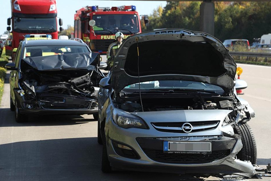 Auf der A4 hat es wieder mächtig gescheppert.