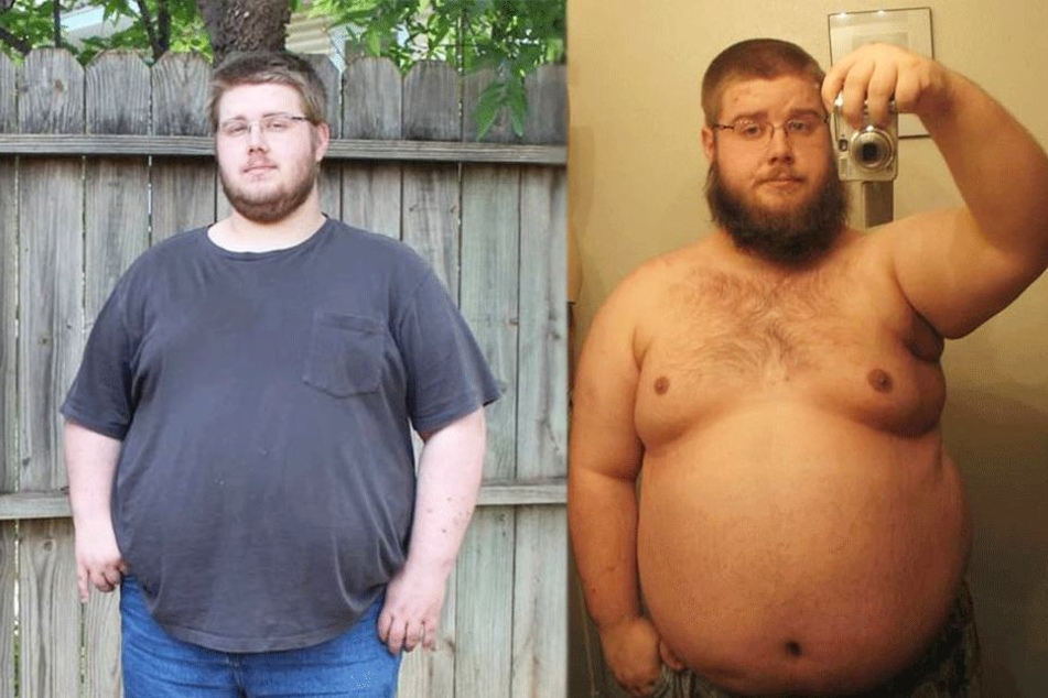 Clayton Gee (30) vor seiner Transformation.