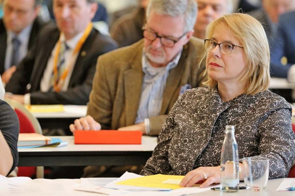Bettina Kudla auf dem Wahlkongress der CDU in Leipzig.