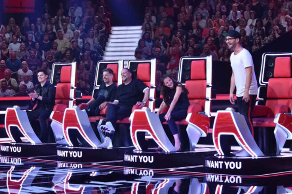 Die Coaches: Paddy Kelly, Michi Beck und Smudo, Yvonne Catterfeld und Mark Forster (v.li.).