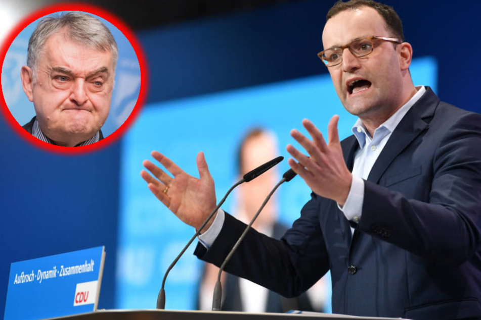 Der NRW-Innenminister (li.) ist nicht gerade begeistert von Jens Spahns Interview mit der "NZZ".