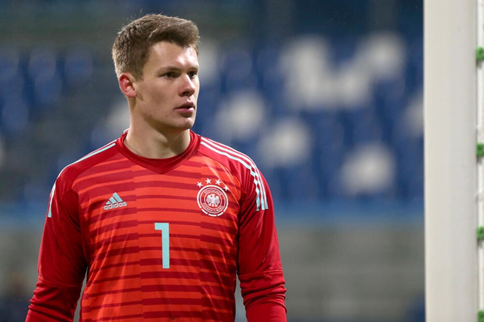 Im Trikot der deutschen Junioren-Nationalmannschaft machte Nübel bei der U21-EM in Italien besonders auf sich aufmerksam.