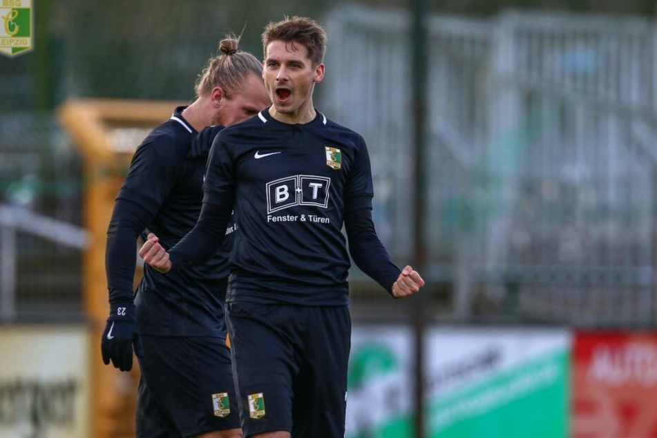 Daniel Heinze brachte Chemie Leipzig in der 16. Minute mit 1:0 in Führung. Es war bereits sein 13. Saisontor. (Archivbild)