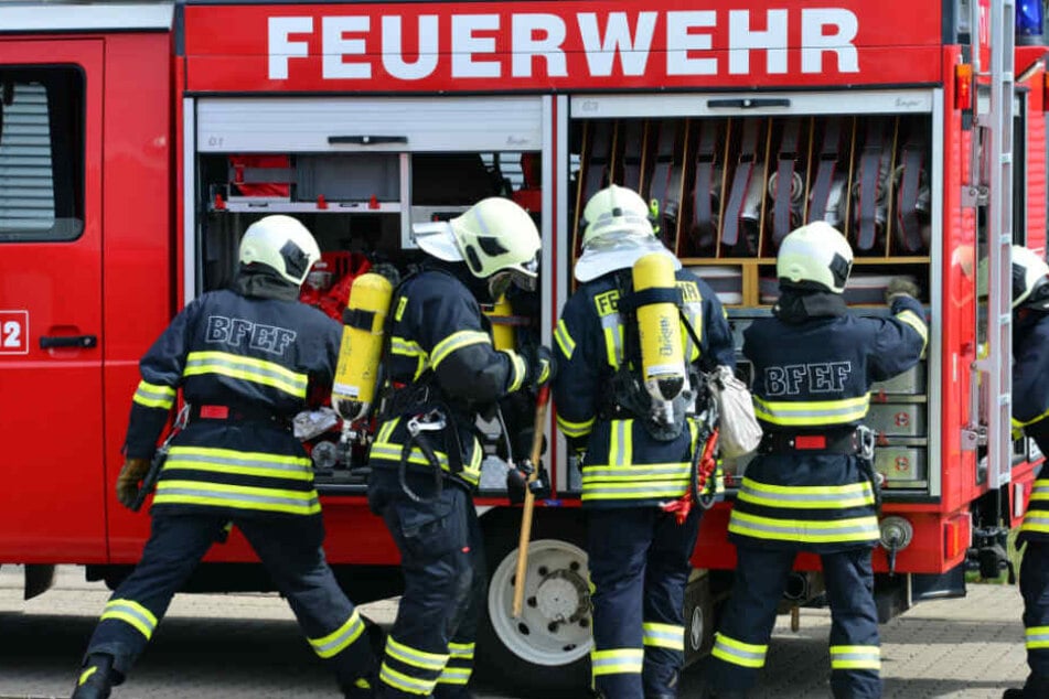 Die Feuerwehr löschte den Brand.