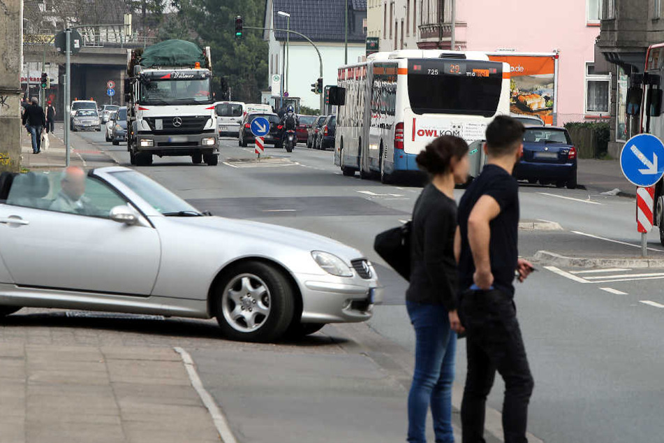 Die Heeper Straße könnte mit einer Trasse für die S-Bahn-Linie-5 ausgestattet werden.