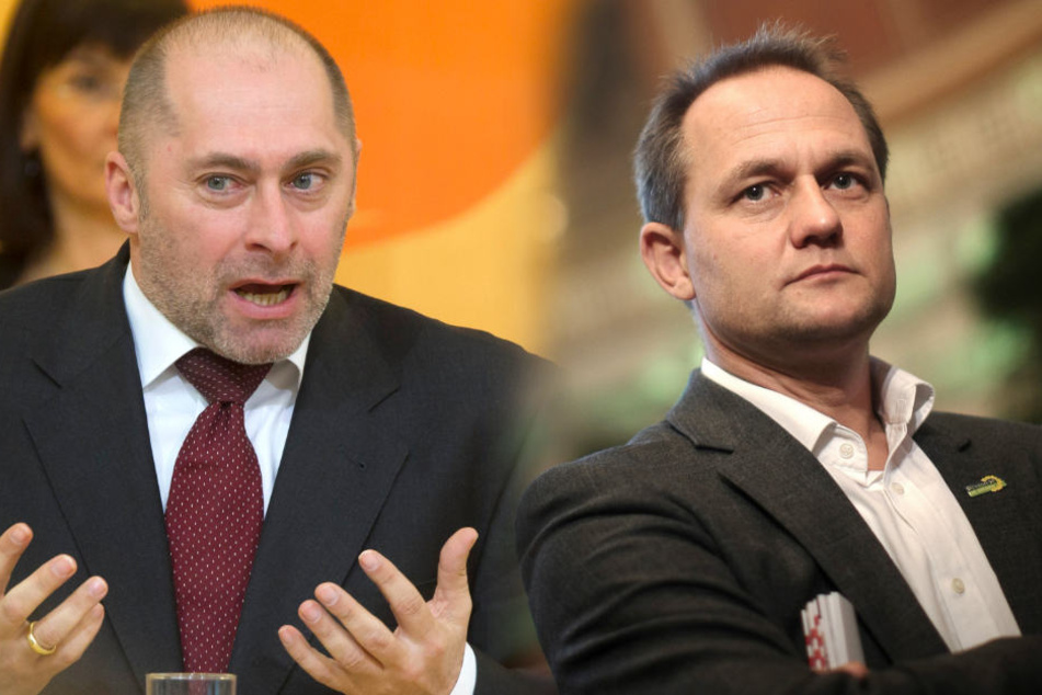 Während René Rock (l.) (FDP) von einer Integrationsproblematik sprach, sieht Marcus Bocklet (r.) (Grüne) eine verlässliche Struktur.